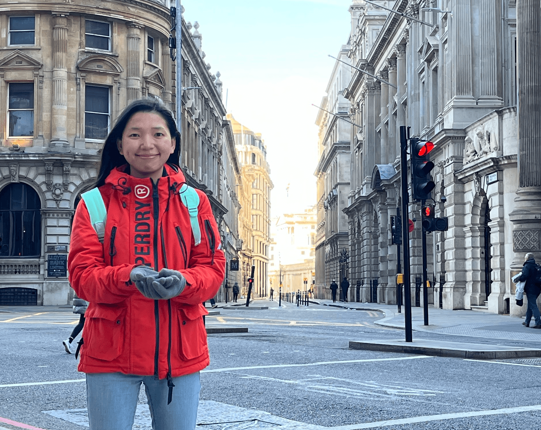 Hanny in London's street