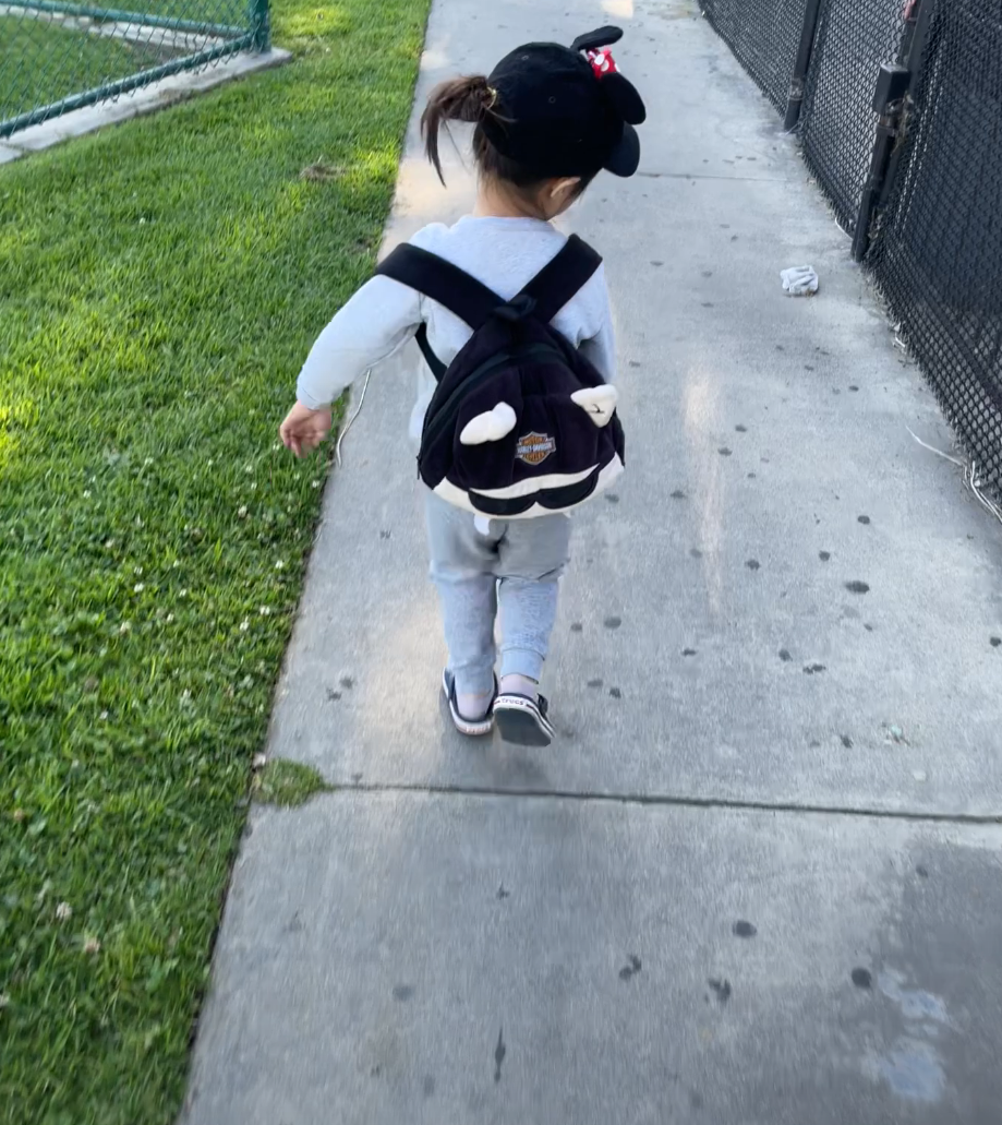 A happy walk
